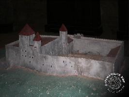 Макет Ракверского замка, каким он был в XIV веке