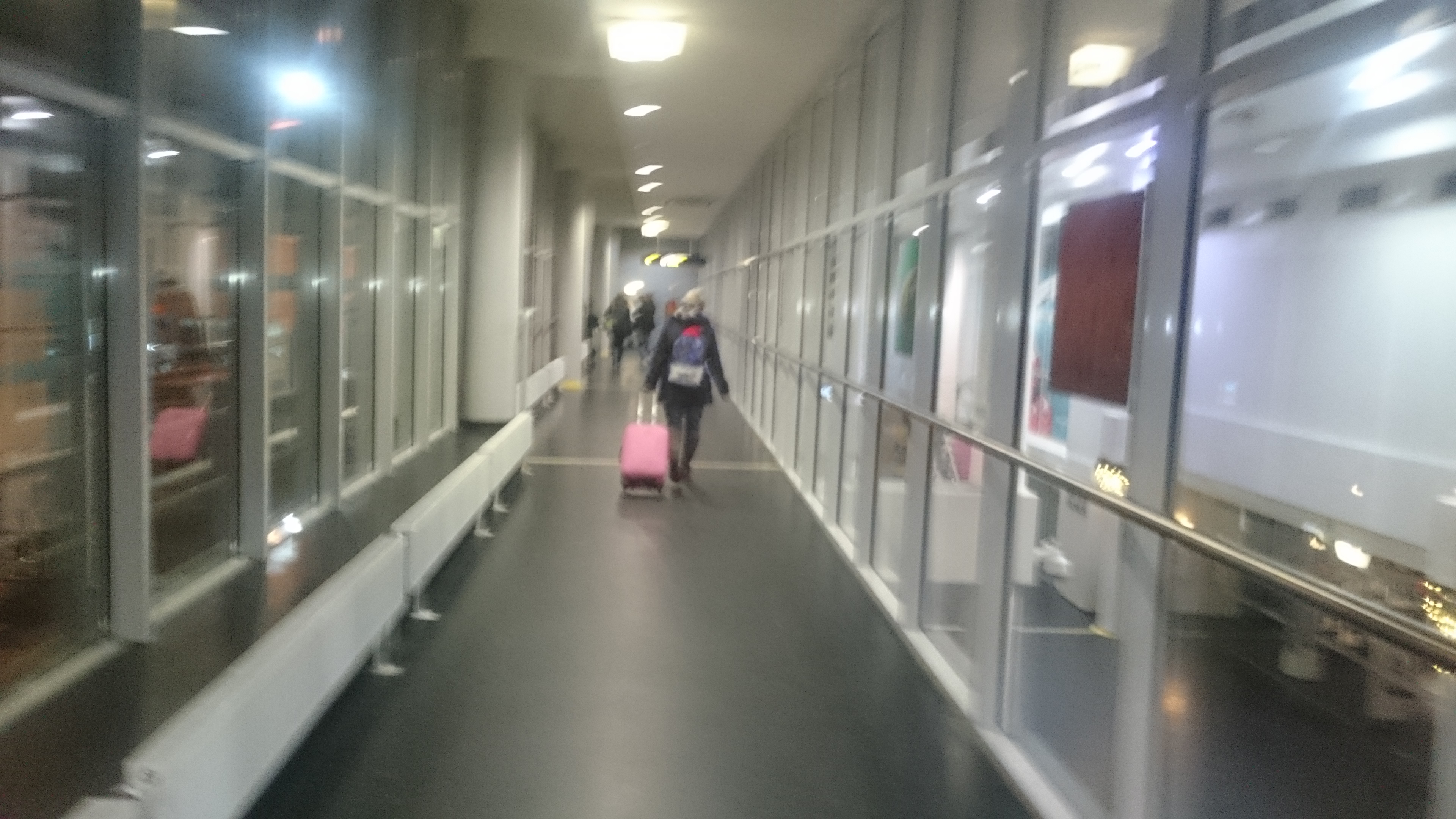 Бесконечные коридоры аэропорта Станстед
