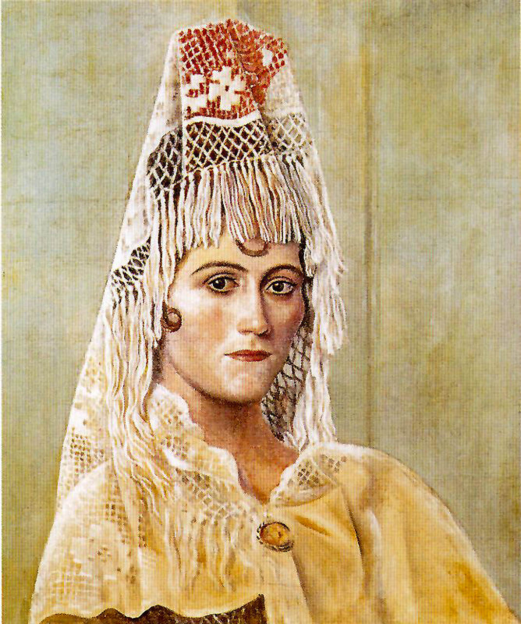 Портрет первой жены Пикассо - Ольги Хохловой