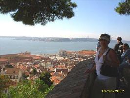 Лиссабон. Вид со стен крепости Сан Жорже