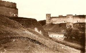 Вид с Липовки на Ивангородскую крепость