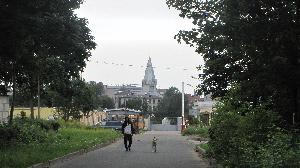 Вид на Александровскую (Нарва) церковь